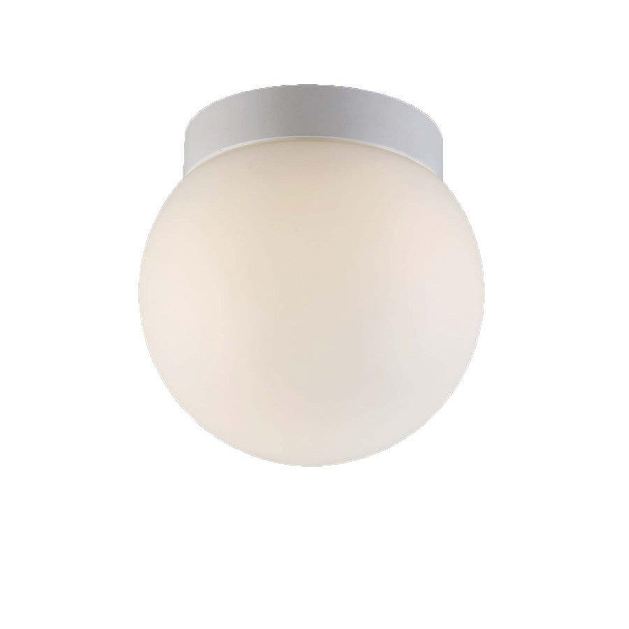Niveous White Aluminum LED Flush Mount White 3000K