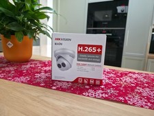 HIKVISION 2MP EXIR TURRET NETWORK CAMERA H.265+ WEATHERPROOF DS-2CD2323G0-IU POE