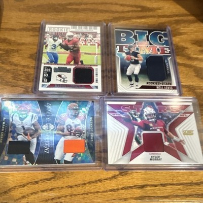 Panini 2023 Rookies & Stars NFL Memorabilia/Patch 4 Card Lot Harrison Levis