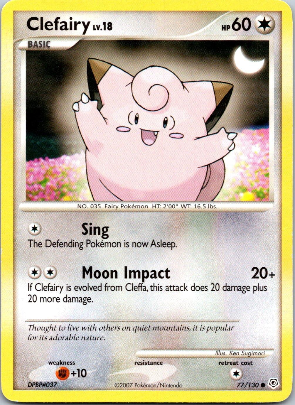 CLEFAIRY - 77/130 - DIAMOND & PEARL - - MP