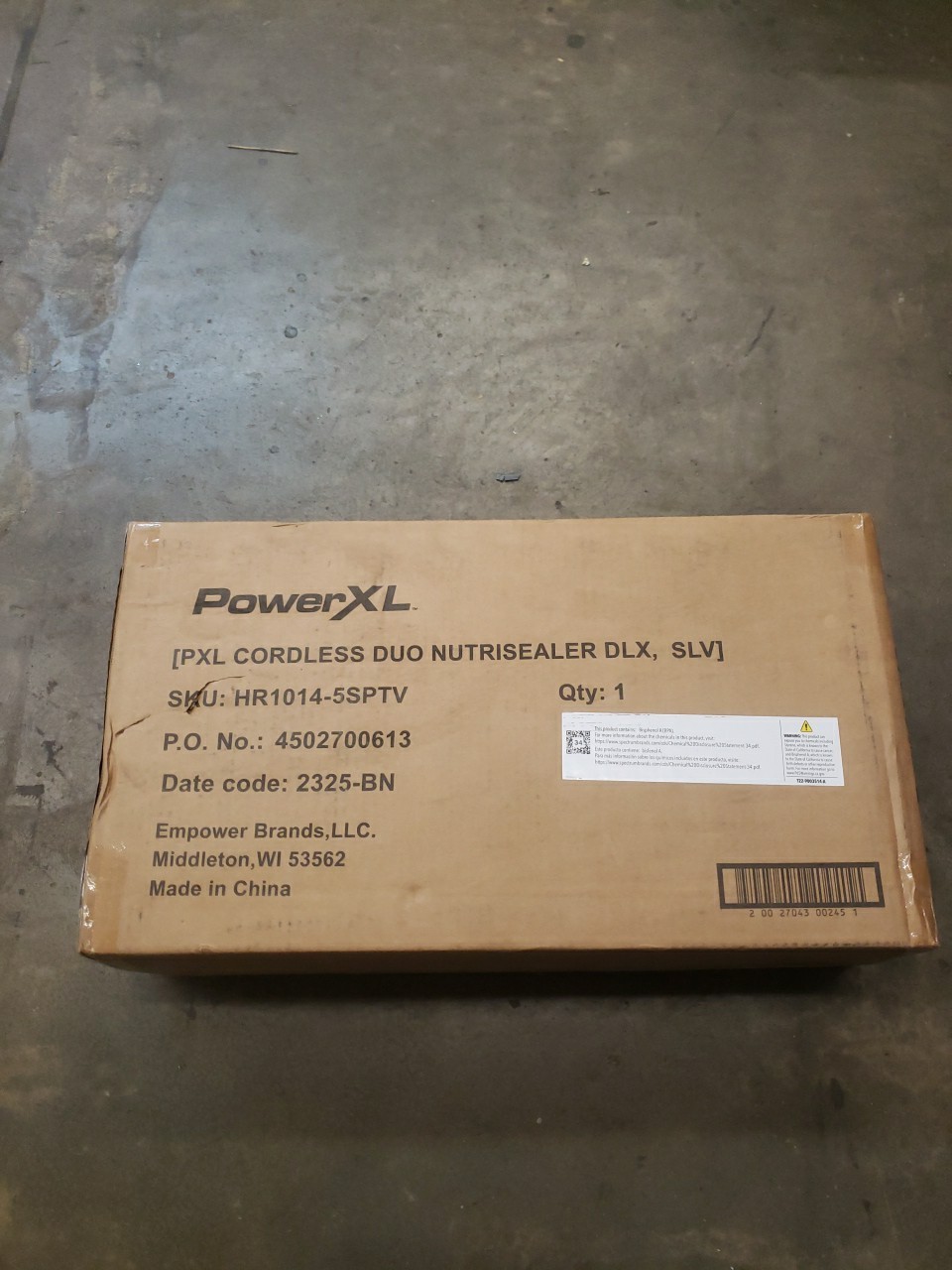 PowerXL  Cordless Duo Nutrisealer HR1014-5SP NEW