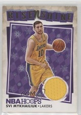2018-19 Panini NBA Hoops Rise N Shine Memorabilia Winter Svi Mykhailiuk 00ix
