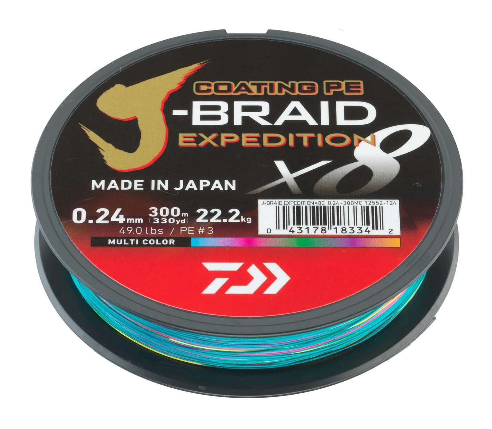 Daiwa J-Braid Expedition X8E 022 195 300 9290₽