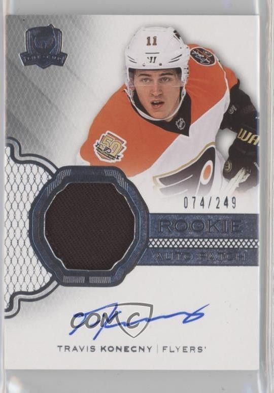 2016-17 Upper Deck The Cup Rookie 74/249 Travis Konecny #105 Patch Auto 0h3i