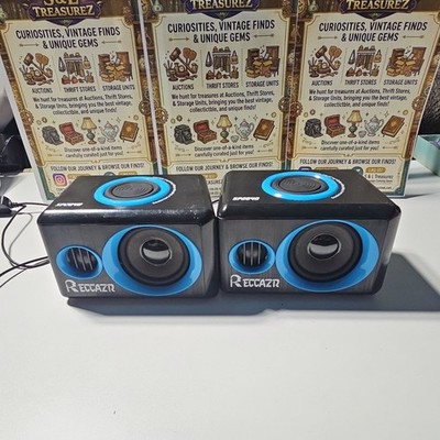 Reccazr SP2040 2.0 Channel USB Powered Computer Speakers USB 3.5mm Black Blue