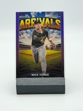 2025 Topps Finest - Nick Yorke #A-21 RC - Arrivals Purple Refractor 93/125