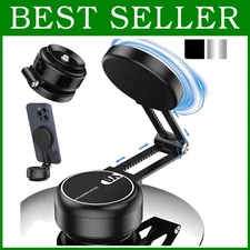 Magnetic Car Phone Mount with Vacuum Suction Cup