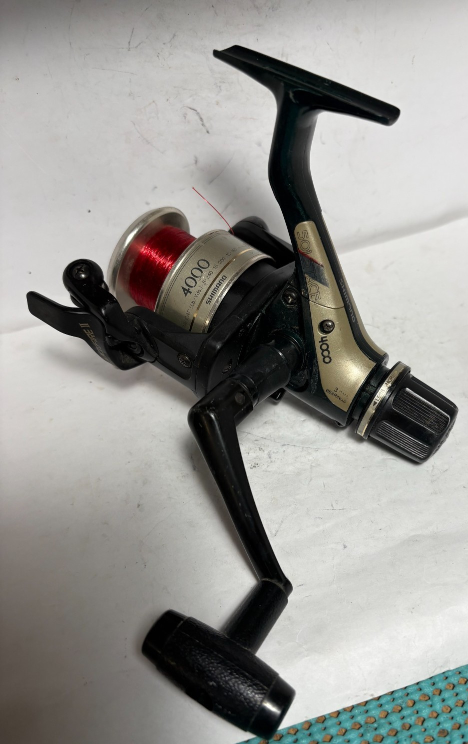 SHIMANO SOLSTACE 4000 REAR DRAG SPINNING REEL- VERY NICE -QU
