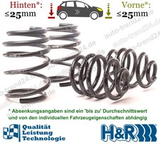 HR Tieferlegungsfedern 25mm für BMW Z4 Roadster E85, Bj. 2006-2008