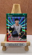 TYLER SODERSTROM 2024 Donruss RED & GREEN LASER #70 Oakland Athletics 