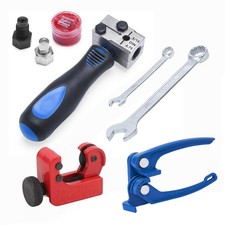 BÖRDEL-GERÄT BREMS-LEITUNG 4.75 mm 3/16" + ROHR-BIEGEZANGE + ABSCHNEIDER