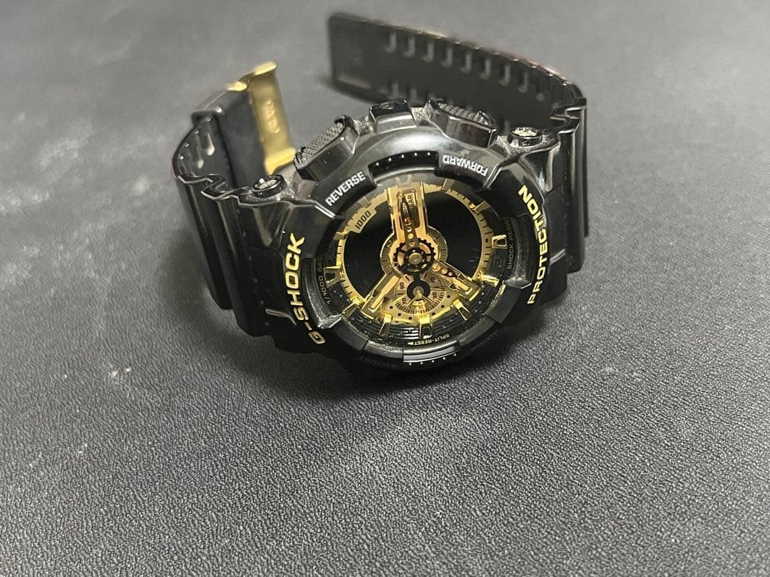 CASIO G-SHOCK GA-110GB-1AJF Black x Gold Series Analog Digital