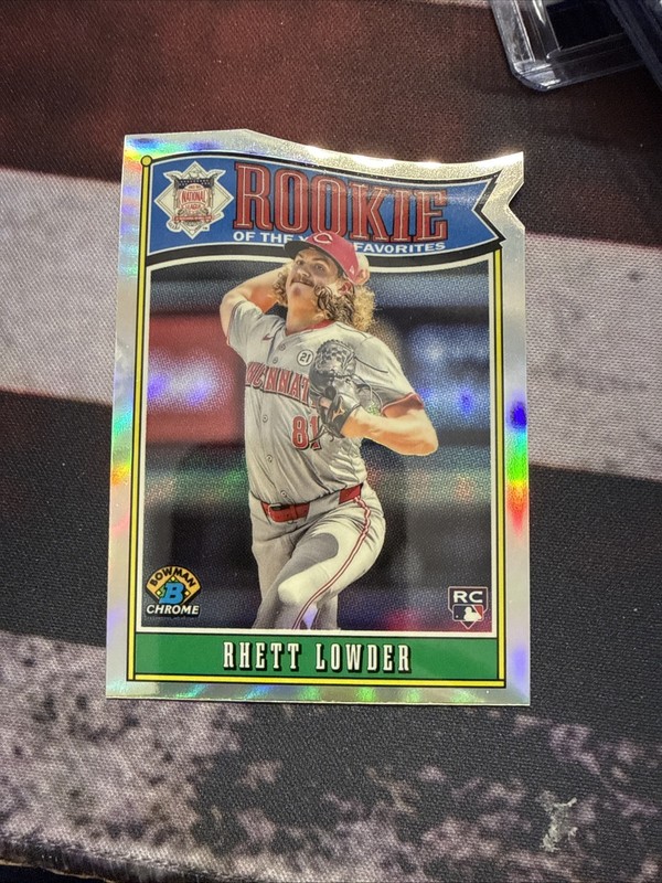 2025 Bowman Chrome Rhett Lowder RC Rookie Of The Year Favorites #ROY-11 Die-Cut