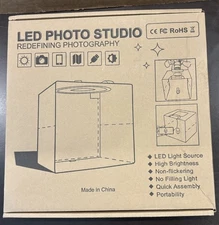 BRAND NEW PHOTO PHOTOGRAPHY STUDIO TABLETOP LED LIGHT BOX