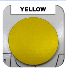 Overlay Grill Letters Inserts 2022 2023 2024 2025 Silverado YELLOW NOT VINYL