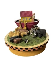 Yankee Candle Company Noahs Ark Candle Jar Topper Warren Kimble