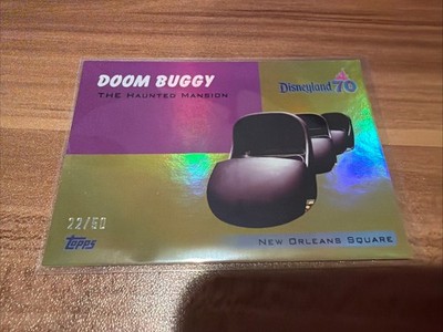 Topps Disneyland 70th Anniversary - Doom Buggy Haunted Mansion True Gold /50