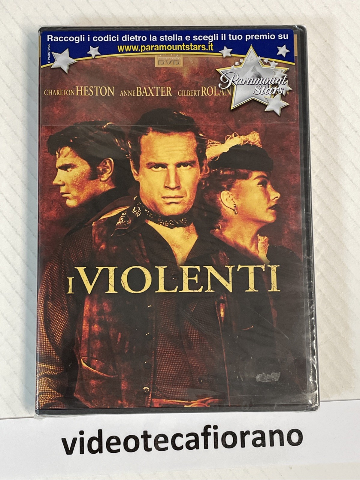 I VIOLENTI (1956) dvd nuovo sigillato CHARLTON HESTON