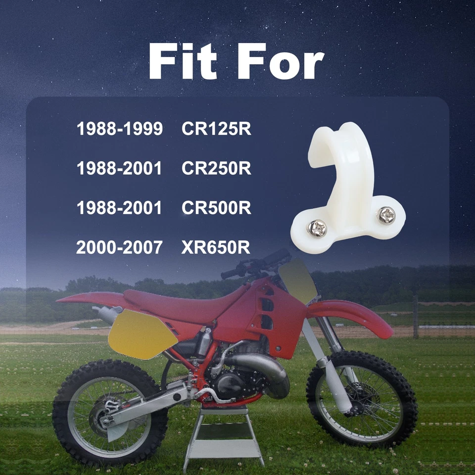 1 juego de guía de línea de manguera de freno trasera para Honda CR125R CR250R CR500R XR650R EE. UU. Foto 4 de 4