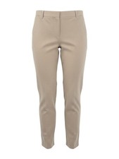 Quince Ultra-Stretch Ponte Straight Leg Pants Tan Beige Petite S Minimalist