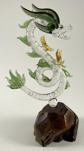 Handblown Glass Dragon Figurine