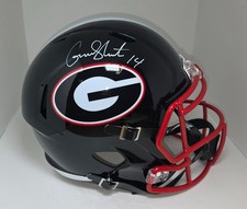 Gunner Stockton Autographed Georgia Bulldogs Black Replica Helmet Signature BAS