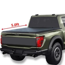 5' Soft Tri-Fold for 2001-2004 Toyota Tacoma Tonneau Cover | Fleetside
