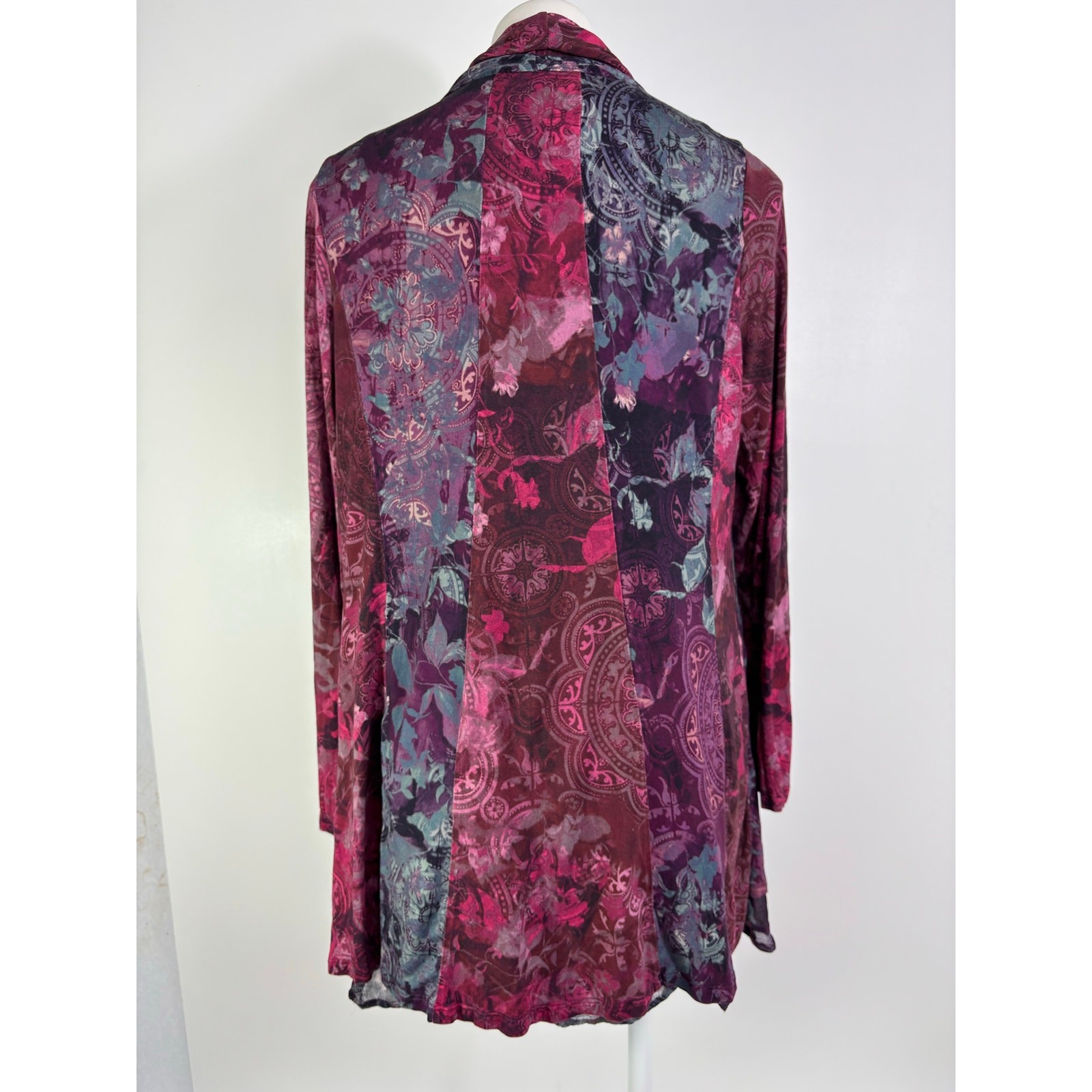 Soft Surroundings Open Front Patchwork Cardigan S… - image 7