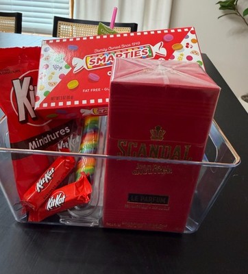 Jean Paul Gaultier Scandal Le Parfum 80mL Gift Basket w/ Candy   100% Authentic