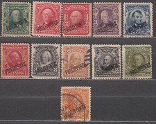 Philippines Courrier 1904 Yvert 189/92+194/200 Usagé Mh/Mng Usagé Personnages