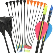 Archery Fiberglass Archery Arrows Suction Cup Tip Practice Shooting Target Gift