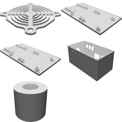 Control Box Gehäuse für OctoPrint Raspberry Pi 3D Drucker Fernbedienung SSR