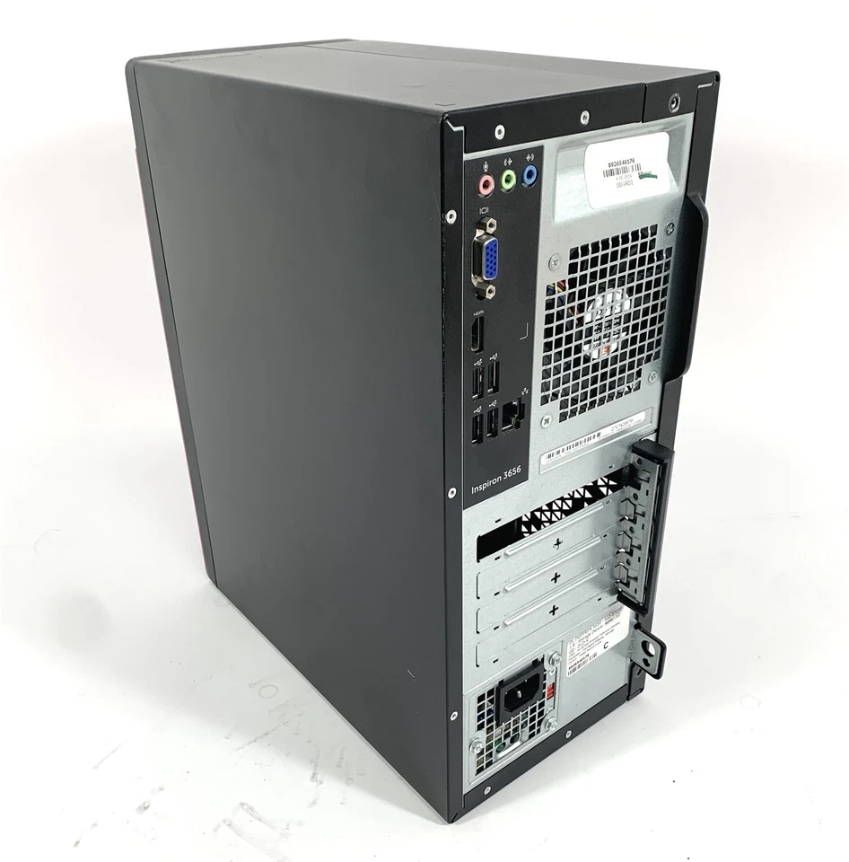 Настольный компьютер Dell Inspiron 3656 AMD A10-8700P 12 ГБ RAM - без памяти - без ОС - Изображение 3 из 4
