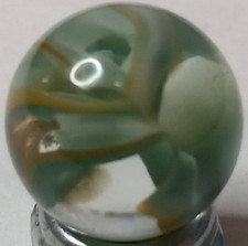 Vintage Vitro Agate Hybrid Cat s Eye Marble .62 MINT 1125.029