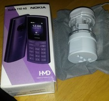 Nokia 110 4G/TA-1664 - 64 MB - PURPLE Color w/ Foreign Wall Plug+U.S. Attachment