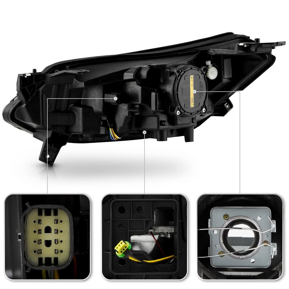 For 2017-2021 Chevy Bolt EV HID Projector w/ LED DRL Headlight RIght Passenger Foto 2 de 4