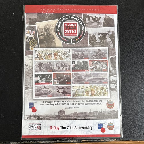 ISLE OF MAN 2014 D-DAY 70th Anniversary of Operation Overlord Presentation Sheet