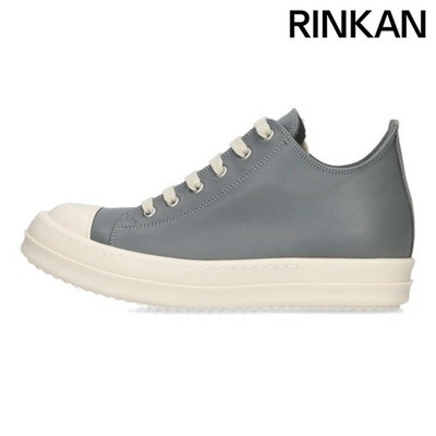 Rick Owens RAMONES LOW Cut Leather Sneakers Mens 40 Used 00d6f42bcaa3038596b16e9