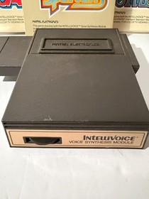 Intellivision Intellivoice Voice Module & Space Spartans, Bomb Squad, B-17 Bomb