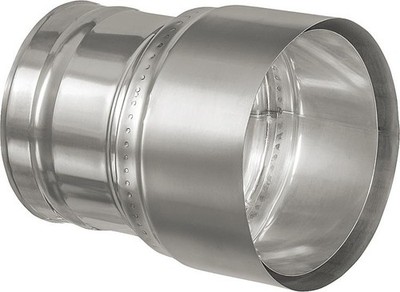 SEM Doppeltes Wandfutter für Rauchrohr DN120 auf DN130