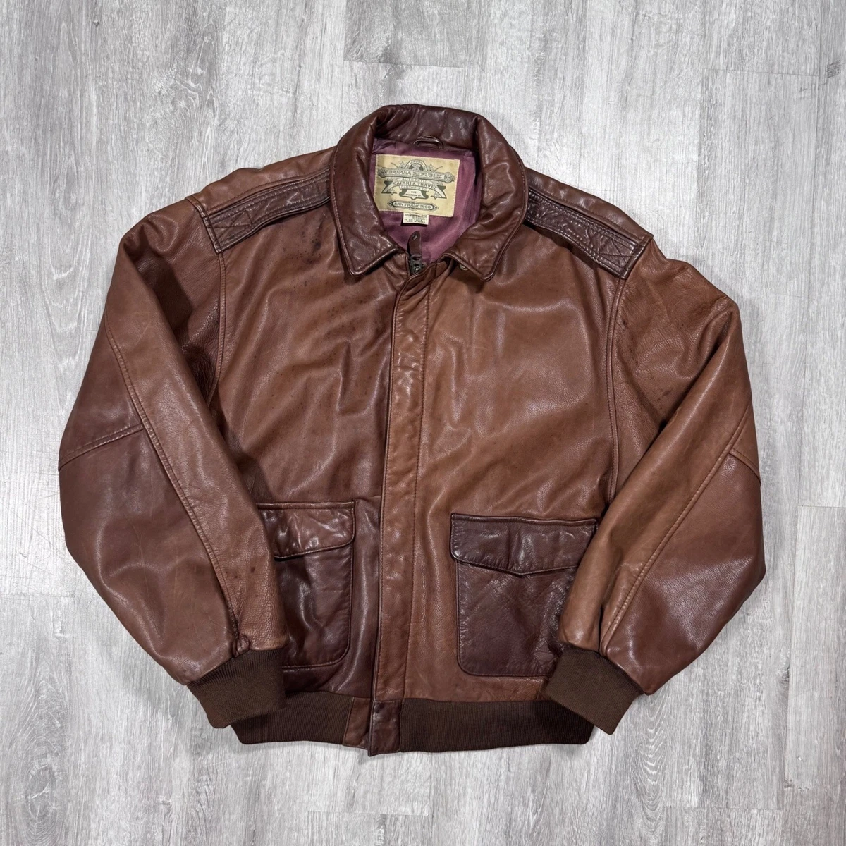 Banana Republic Leather Outer Shell Brown Coats, Jackets & Vests