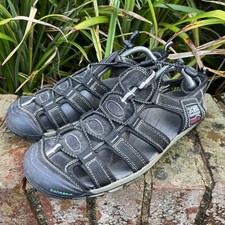 Karrimor Sandals Mens Size UK 10 Ithaca Black Walking Outdoor Beach Summer Shoes
