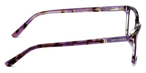 Skechers SE2154 Eyeglasses Women Violet Other Rectangle 53 New 100% Authentic - Picture 5 of 7