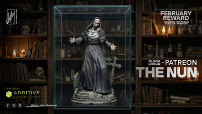 The Nun by Julles FAN ART Statue 1:6 Resin 3D Printed DIY Model Kit