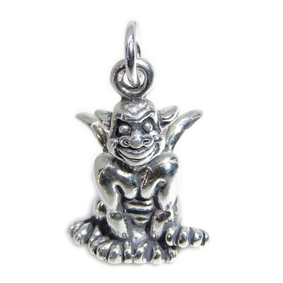 Wasserspeier Sterling Silber Charm 0,925 x 1 Monster Wasserspeier Charms