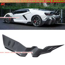Fits Lamborghini Revuelto Dry Twillforged Carbon Fiber Rear Spoiler Wing Kits