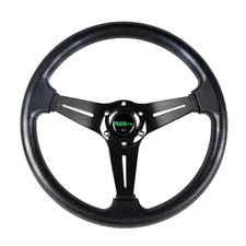 RASTP Universal Racing Steering Wheel 13.8”/350mm 6 Bolts Grip Vinyl Leather ...
