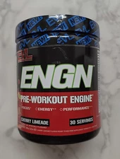 EVL Nutrition Engn Pre Workout Engine Energy Powder Pink Starblast 30 Servings