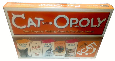 Sealed Cat-Opoly Monopoly Board Game by Late for the Sky Cat Lovers
