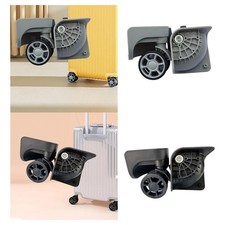 2Pcs Koffer Rollen Zweireihig Robust Einfach zu Installieren Trolley R&auml;der